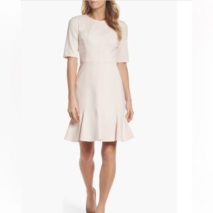 Vince Camuto Pink Fit and Flare Dress
